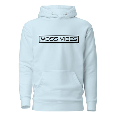 Moss Vibes Logo Sky Blue Hoodie
