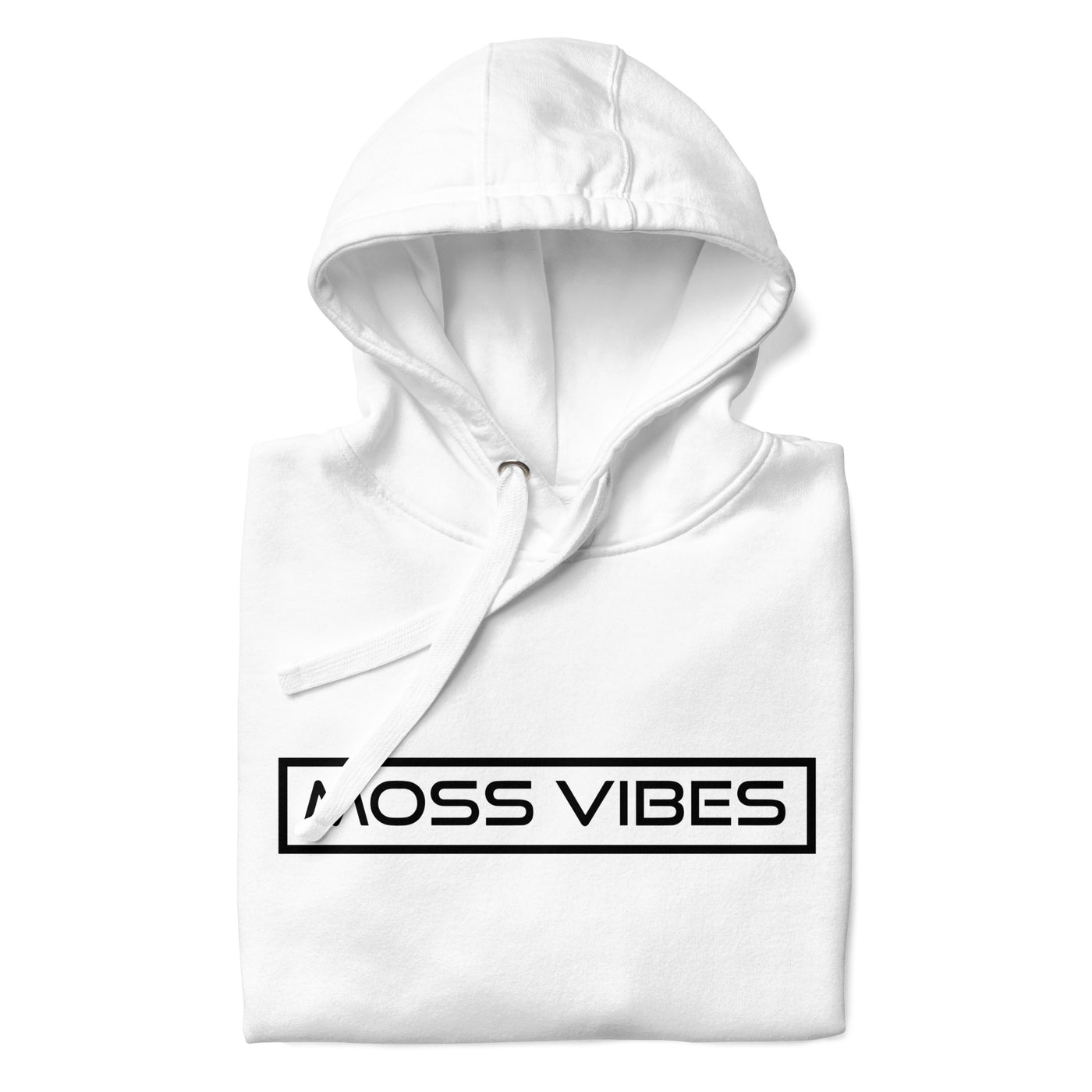 Moss Vibes Logo White Hoodie
