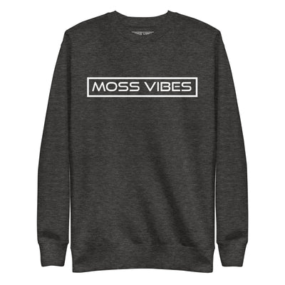 Moss Vibes White Logo Premium Sweatshirt