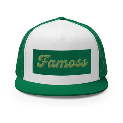 Green on Green FAMOSS Trucker Cap