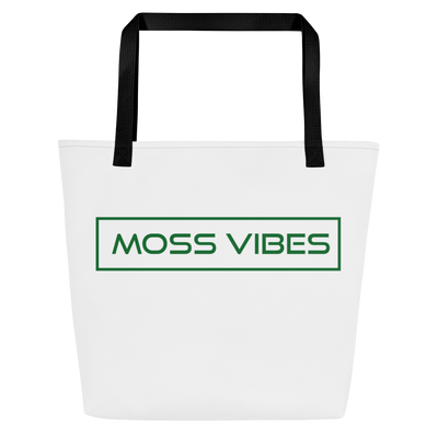 NA'MOSS'TE Series Large White Tote Bag