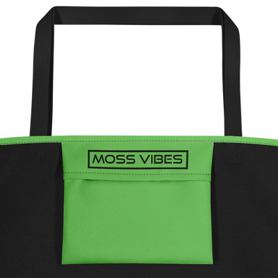 NA'MOSS'TE Series Large Green Tote Bag