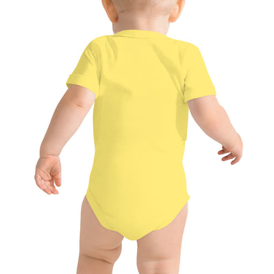 NA'MOSS'TE Baby short sleeve one piece yellow