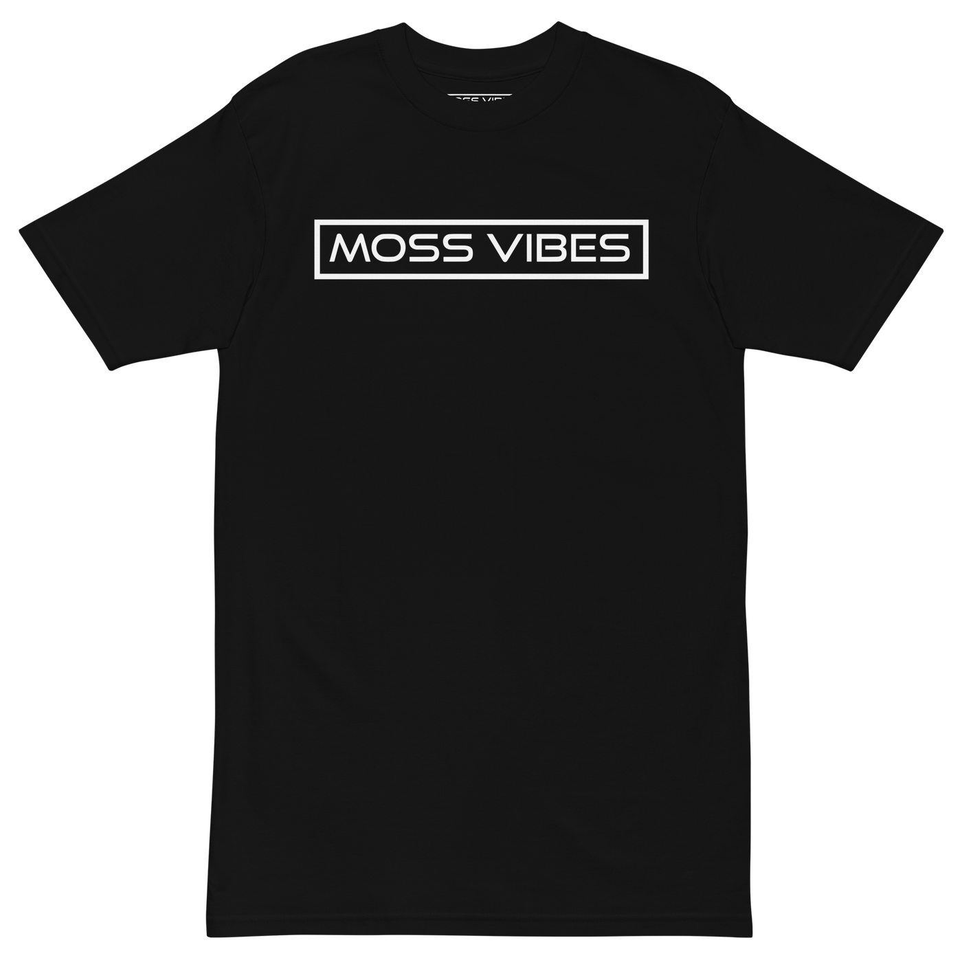 Moss Vibes Logo Black T-shirt